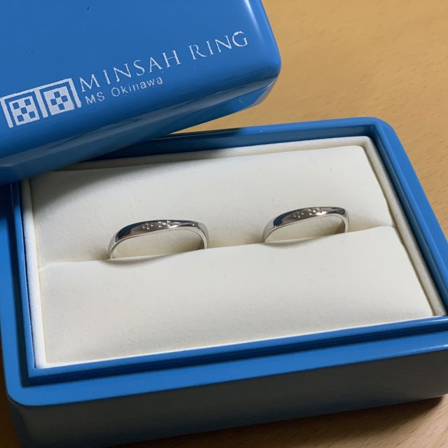 【ミンサーリングの口コミ】 サイズも豊富で沖縄出身だったのでミンサーリングにしたくてこちらで購入…