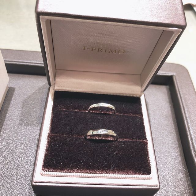 【アイプリモ(I-PRIMO)の口コミ】 いろいろな店舗を回りましたが、婚約指輪の形に比較的馴染むものがよく、5…