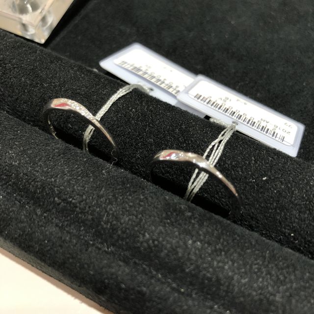 【TRECENTI(トレセンテ)の口コミ】 内甲丸の指輪で着け心地が良かったことと、ダイヤが主張しすぎずとてもキ…