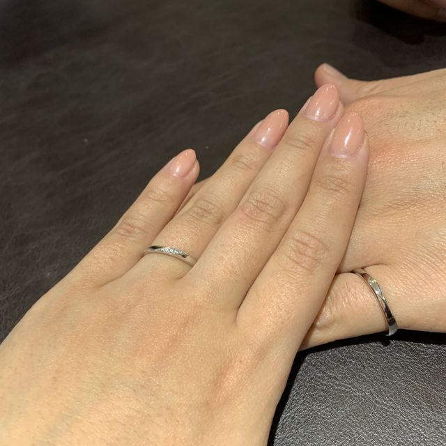 【TRECENTI(トレセンテ)の口コミ】 シンプルな物にするか悩みましたが、定員さんがアドバイスをくれ、自分の…