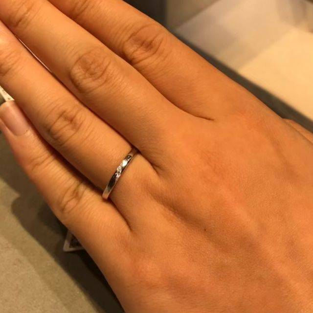 【TRECENTI(トレセンテ)の口コミ】 最初はシンプルな指輪を希望していましたが、ときめく方がよい！と気持ち…