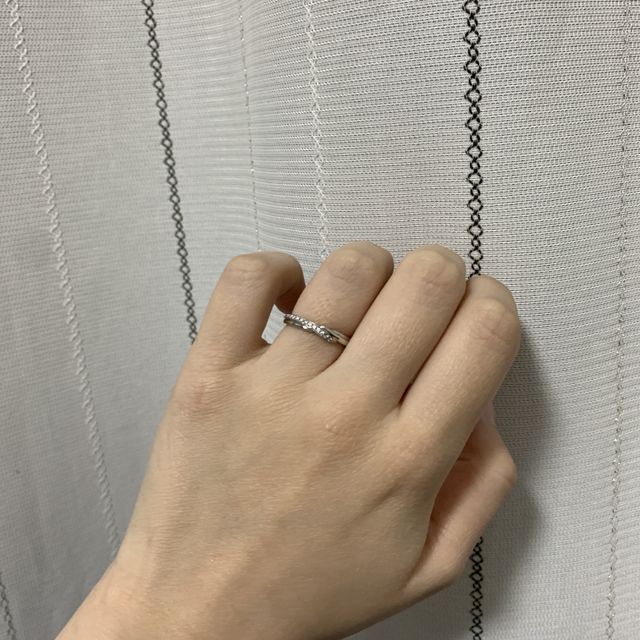 【エクセルコダイヤモンド(EXELCO DIAMOND)の口コミ】 実際に店舗に行く前から、ネットで見てかなりデザインが気に入っていまし…