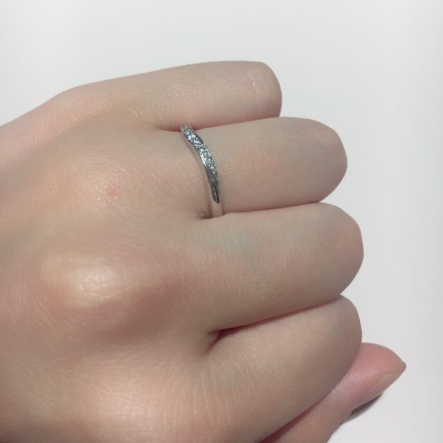 【TRECENTI(トレセンテ)の口コミ】 店舗で、普通の指輪とトレセンテの指輪のつけ比べたのてすが付け心地が非…