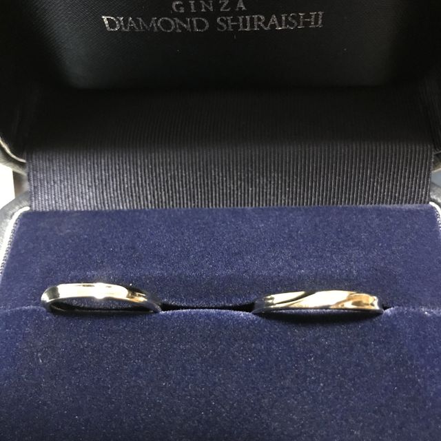 【銀座ダイヤモンドシライシの口コミ】 デザインは普段使いできるようにシンプルなものにしました。シンプルなが…