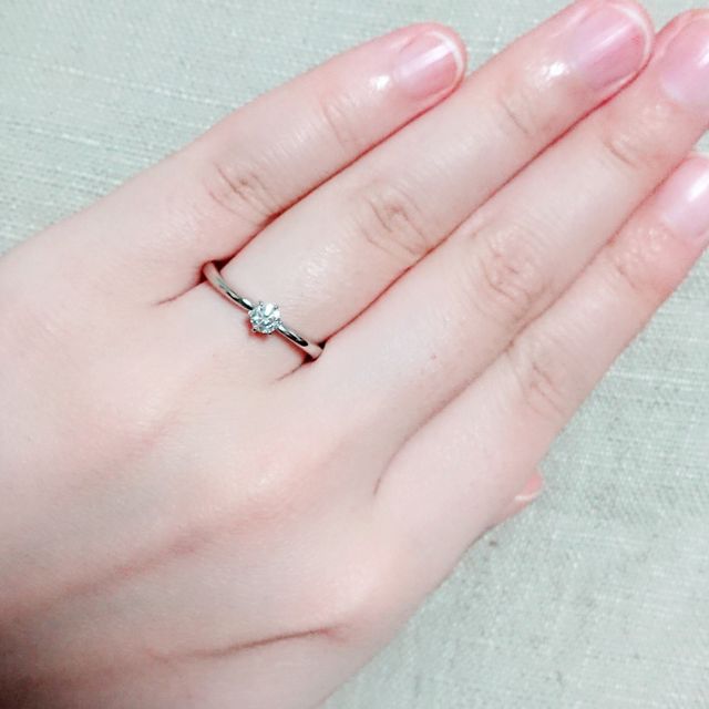 【ROYAL ASSCHER(ロイヤル・アッシャー)の口コミ】 相手がこっそり用意してくれたので私が選んだものではないのですが、あま…