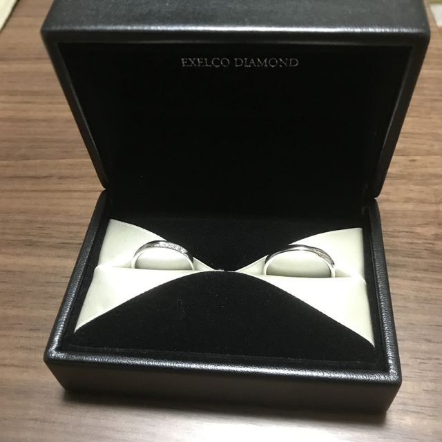 【エクセルコダイヤモンド(EXELCO DIAMOND)の口コミ】 ダイヤモンドのバランスが良く派手過ぎず綺麗に見え、つけ心地が良く普段…