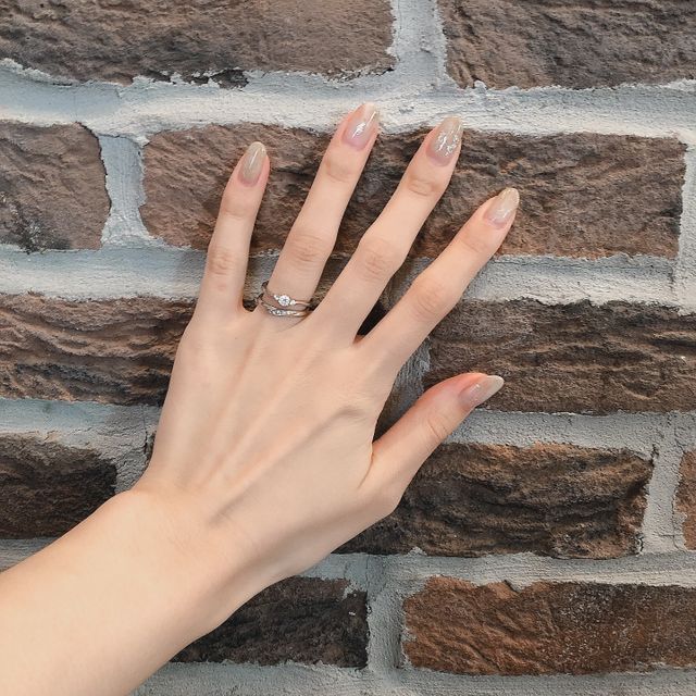 【アイプリモ(I-PRIMO)の口コミ】 婚約指輪がアイプリモだったので、ブランドを揃えたくて結婚指輪もアイプ…