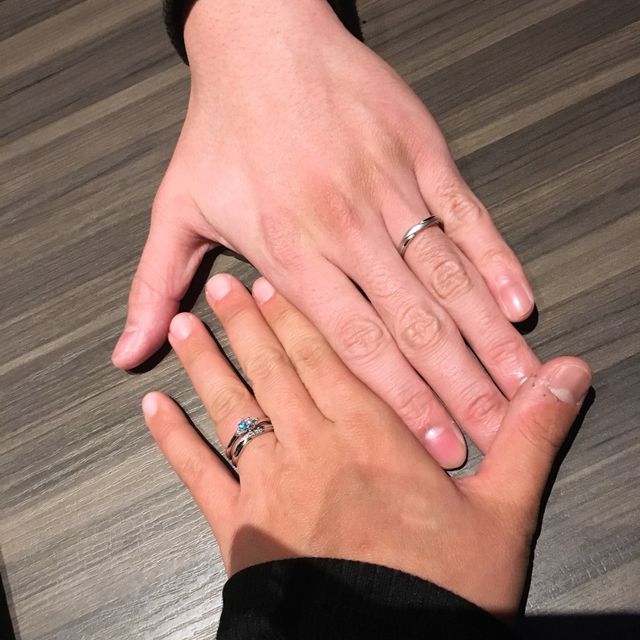 【銀座ダイヤモンドシライシの口コミ】 実際に店舗で見せていただき、付けた感じがイメージに合った為。イメージ…