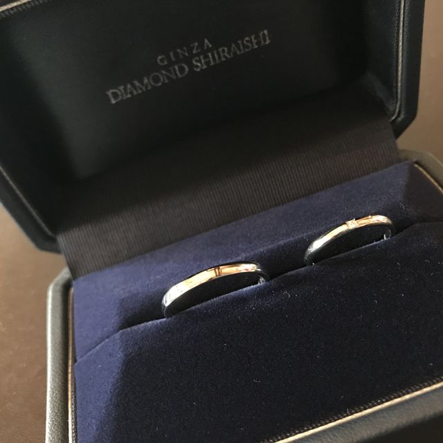 【銀座ダイヤモンドシライシの口コミ】 毎日つけるもので、これからも長く使えるものが良いと思い、シンプルなデ…