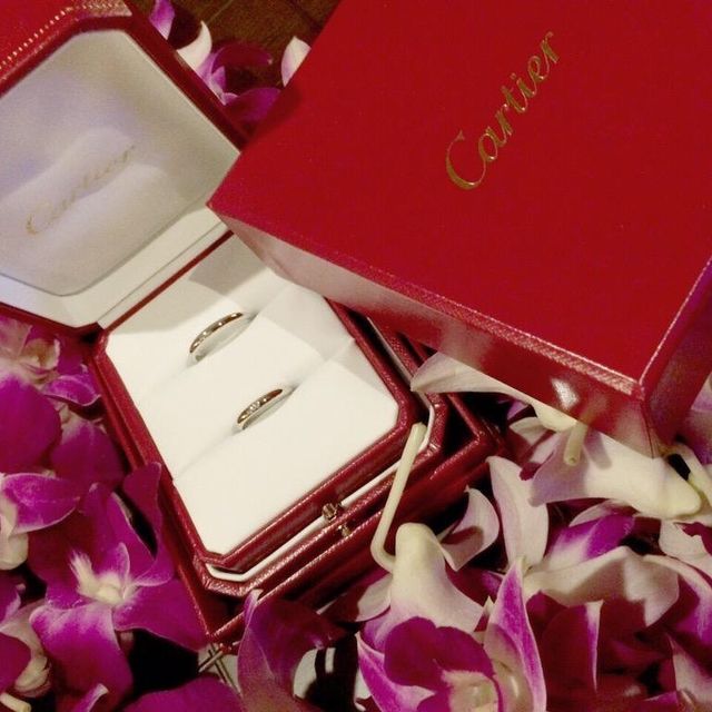 【カルティエ(Cartier)の口コミ】 結婚指輪は婚約指輪とは違って結婚後は常につけておくものなのでシンプル…
