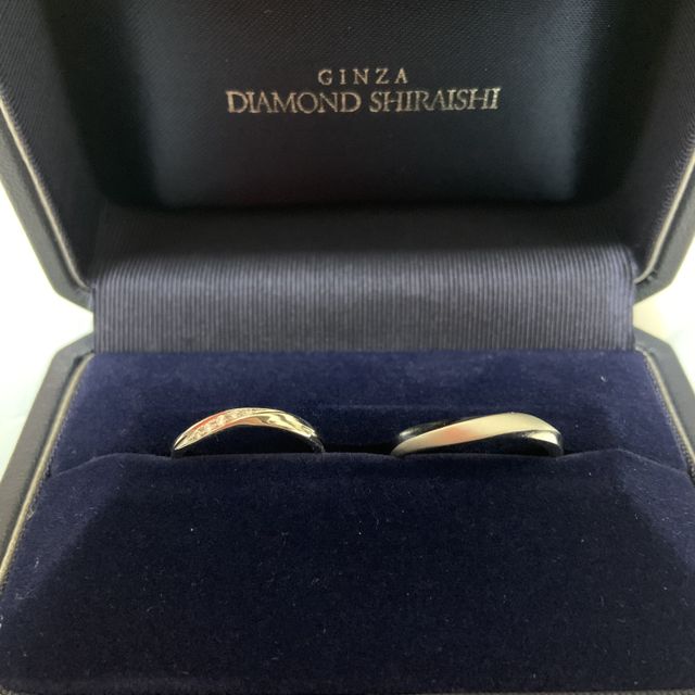 【銀座ダイヤモンドシライシの口コミ】 希望価格を提示し、たくさん持ってきてもらいました。
その中から好きな指…