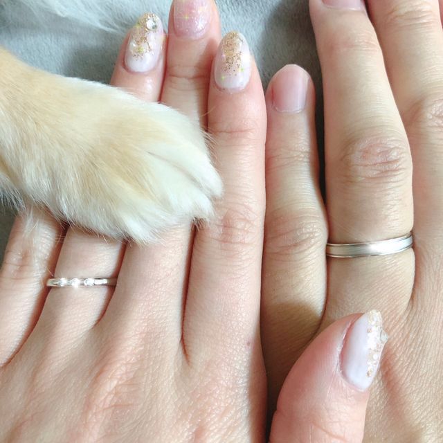 【JEWELRY  KAMATA(ジュエリーかまた)の口コミ】 お店に入るとすぐに声をかけてくれて、何も決めていない私たちに色々説明…