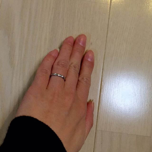 【シャネル(CHANEL)の口コミ】 ３つのダイヤが意外と目立つのがポイントです。単品で付けてもいいのです…