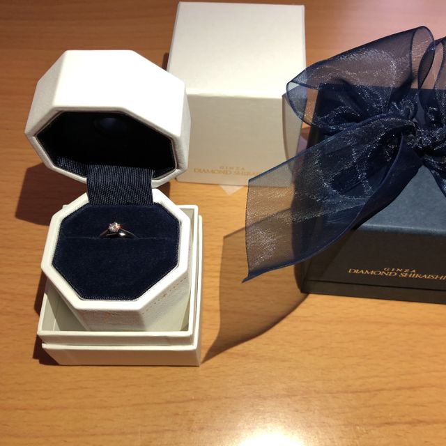 【銀座ダイヤモンドシライシの口コミ】 自分の考えていた予算の範囲で、数多くあるデザインのなかからかわいいけ…