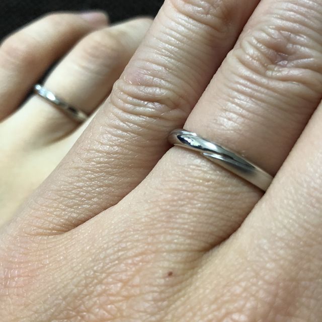 【TRECENTI(トレセンテ)の口コミ】 シンプル過ぎず、可愛さもあり、大好きなデザインです。細さもちょうどよ…