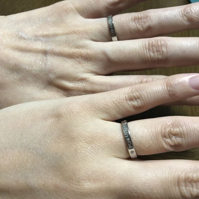 【ティファニー(Tiffany & Co.)の口コミ】 憧れだったティファニーの指輪が付けたかったのですが、ネットで見て一目…