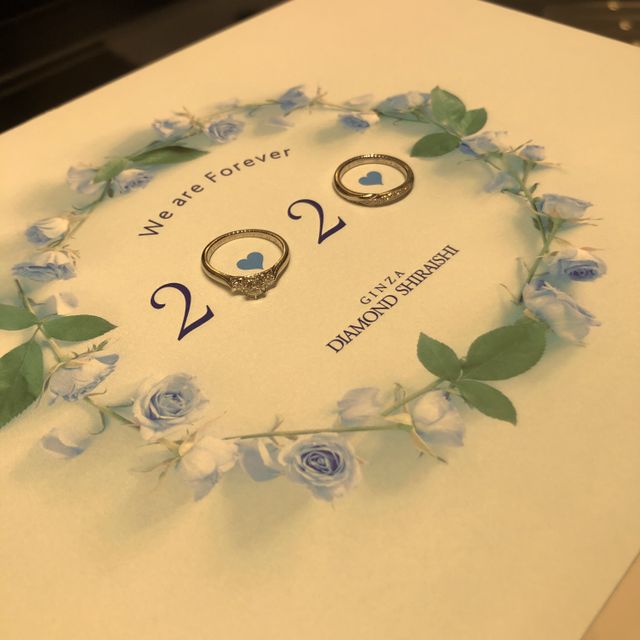 【銀座ダイヤモンドシライシの口コミ】 ダイヤモンドのきれいさとデザインの多さが決め手でした！ひとつひとつの…