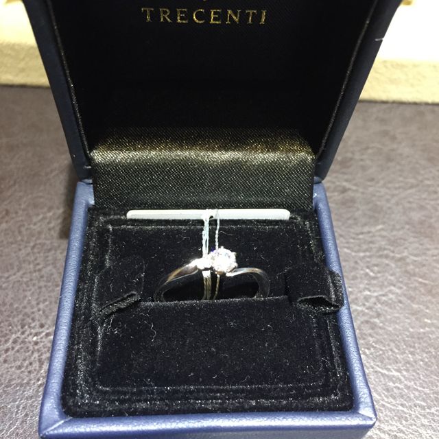 【TRECENTI(トレセンテ)の口コミ】 相手の方の指のサイズにぴったりと合うサイズ、デザインを選んで、オリジ…