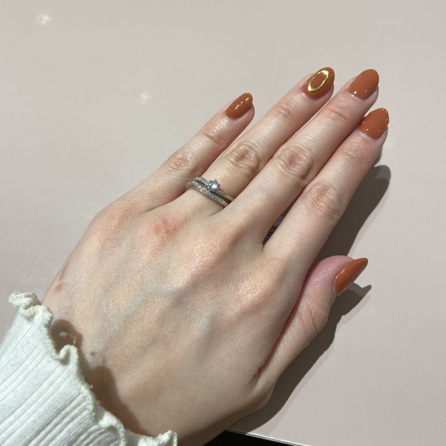【TRECENTI(トレセンテ)の口コミ】 指輪のデザインがトレセンテさんにしか置いていない形状となっていて、指…