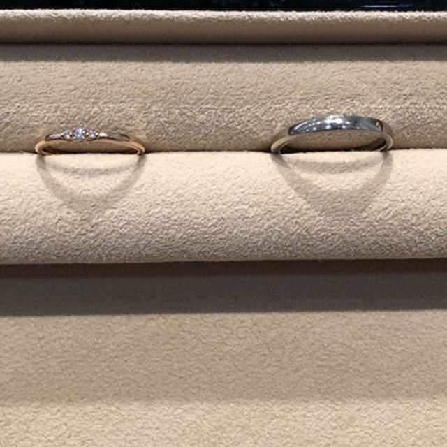 【LUCIE(ルシエ)の口コミ】 女性用のデザインが派手すぎず、見る角度によってキラッと光って可愛らし…