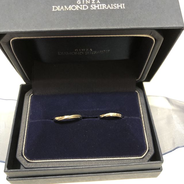 【銀座ダイヤモンドシライシの口コミ】 ウェディングプランナーさんにおすすめされて、初めて結婚指輪を見に行き…