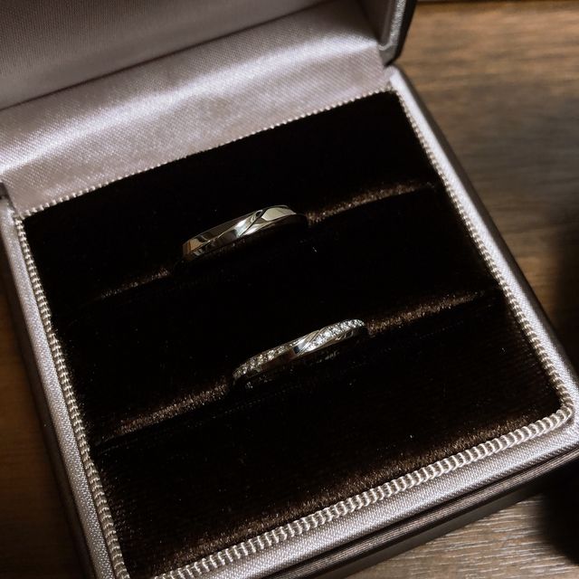 【アイプリモ(I-PRIMO)の口コミ】 細身でメレダイヤがたくさん付いていてキラキラしたデザインを探していま…