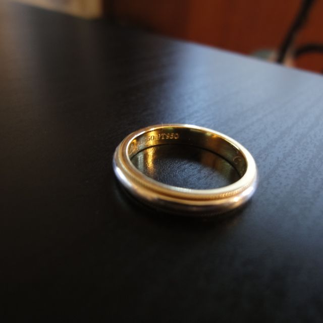 【ティファニー(Tiffany & Co.)の口コミ】 婚約指輪がティファニーのものだったので、結婚指輪もティファニーで買う…