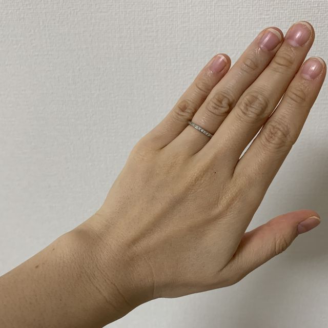 【銀座ダイヤモンドシライシの口コミ】 ずっと使えるデザインが良くて、かつ派手すぎずシンプルすぎずな指輪を探…