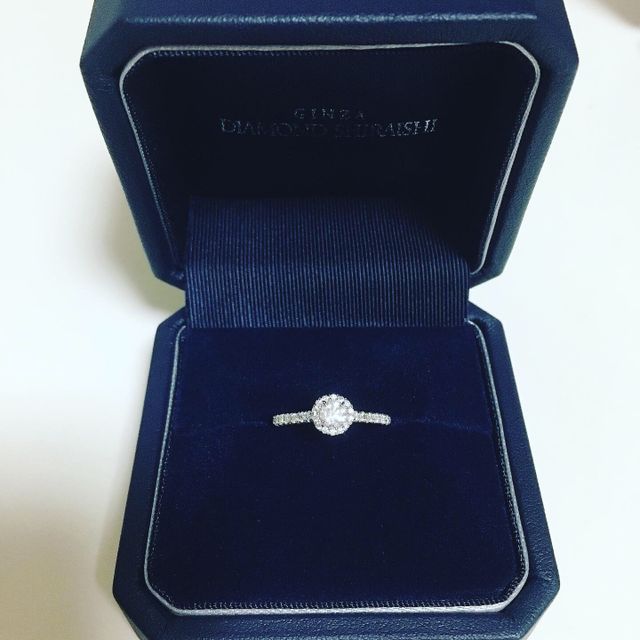 【銀座ダイヤモンドシライシの口コミ】 彼とプロポーズリングの台座を選びに行き、一目惚れしたブーケのデザイン…