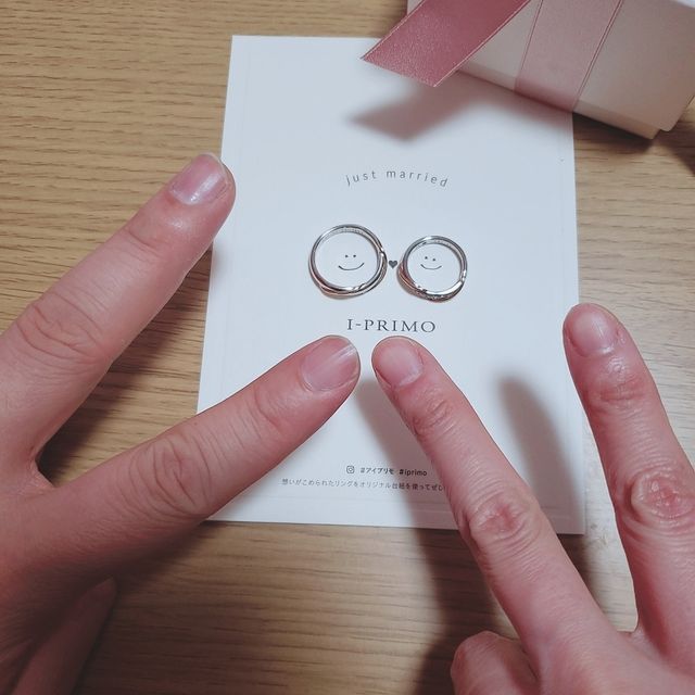 【アイプリモ(I-PRIMO)の口コミ】 なかなかデザインが決まらない中でやっと2人の好みが合った運命の出逢いで…