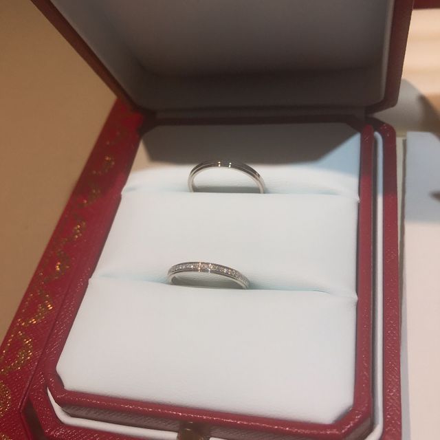 【カルティエ(Cartier)の口コミ】 カルティエダムールとバレリーナハーフエタニティと悩んでいましたが、素…