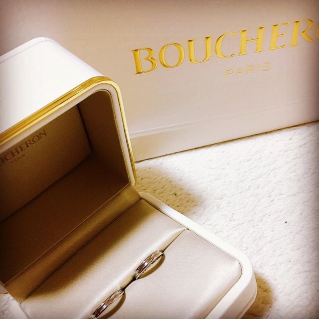 【ブシュロン(BOUCHERON)の口コミ】 男女同じデザインなので、ペア感があり、また男性にも似合うデザインなの…