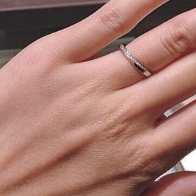 【アイプリモ(I-PRIMO)の口コミ】 プラチナの輝き、ダイアの輝き、リングを見る角度やよって、また違った雰…