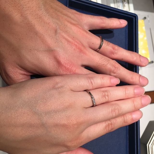 【銀座ダイヤモンドシライシの口コミ】 国内ブランドにこだわっていたので、銀座ダイヤモンドシライシさんにしま…