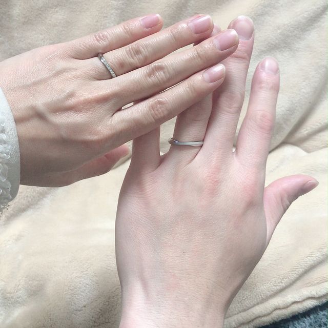 【エクセルコダイヤモンド(EXELCO DIAMOND)の口コミ】 ダイヤ入りの太めの指輪を探していて7件くらいお店を回りやっと、出会えた…