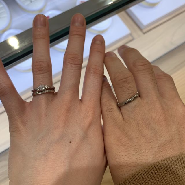 【BIJOUPIKO(ビジュピコ)の口コミ】 シンプルなもので探していましたが、たくさん種類の中から要望に沿って店…