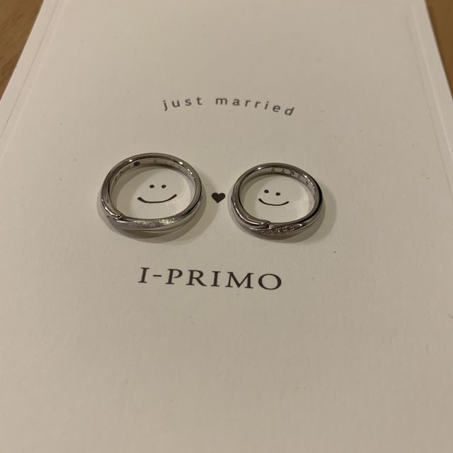 【アイプリモ(I-PRIMO)の口コミ】 ２つの指輪に込められた意味が気に入ったため。
(女性用はダイヤが7つで北…