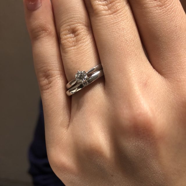 【エクセルコダイヤモンド(EXELCO DIAMOND)の口コミ】 数店舗回って、やっと一目惚れした結婚指輪が見つかりました。色々な種類…