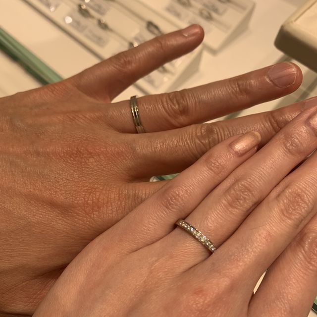 【festaria bijou SOPHIA(フェスタリア ビジュソフィア)の口コミ】 星をテーマにしたブランドなだけあって、ダイヤモンドをルーペで見ると星…