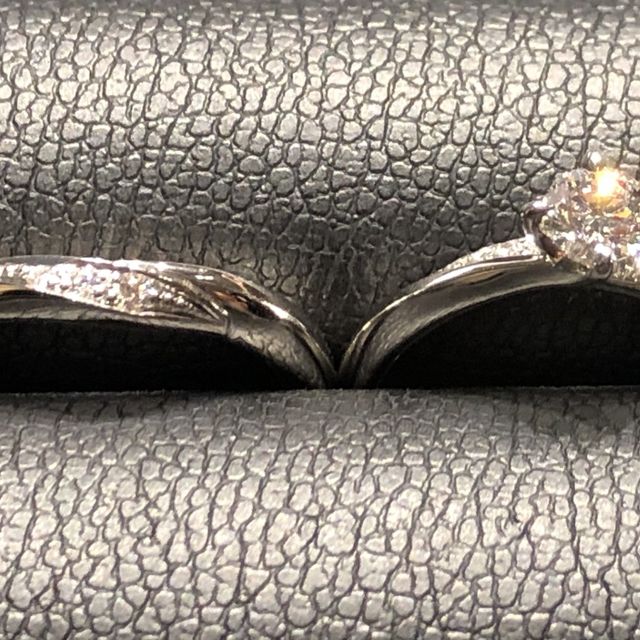 【エクセルコダイヤモンド(EXELCO DIAMOND)の口コミ】 デザイン：エンゲージ・マリッジリングがぴったり合うものを探していまし…