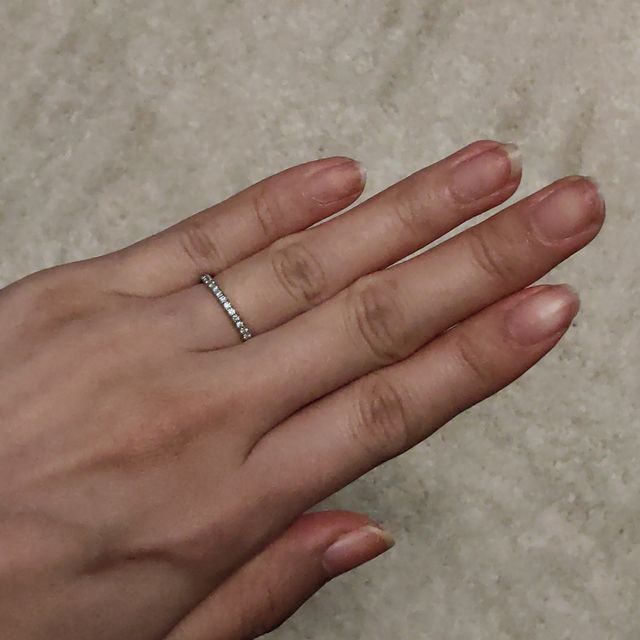 【カルティエ(Cartier)の口コミ】 婚約指輪は昔から憧れていたブランドがあり、最初からその一択で他のブラ…