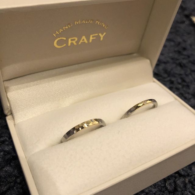 【CRAFY(クラフィ)の口コミ】 2人で好きな指輪にデザインしながら自分の手で加工し、その時間も含めてお…