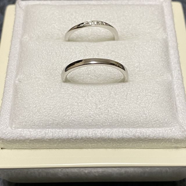 【LUCIE(ルシエ)の口コミ】 婚約指輪と同じブランドがよかったため、婚約指輪を購入させていただきま…