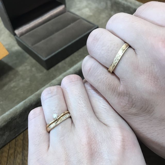 【Antille(アンティール)の口コミ】 デザインがとてもよく、私たちが望んでいたデザインの指輪ができた。初め…