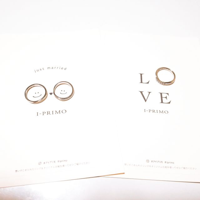 【アイプリモ(I-PRIMO)の口コミ】 ◆結婚指輪◆
主人の希望により、ウェーブが入っていて、スモーク加工が出来…