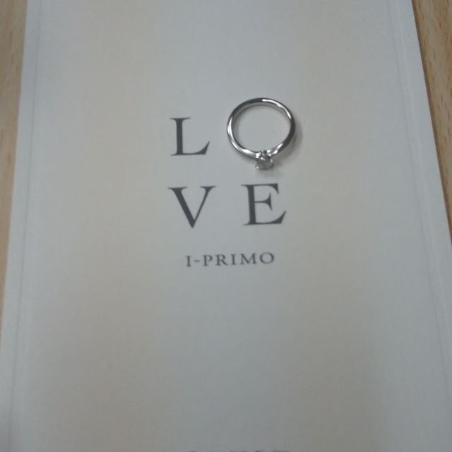 【アイプリモ(I-PRIMO)の口コミ】 サプライズプロポーズのため、彼が一人で選んでくれました。決め手はダイ…