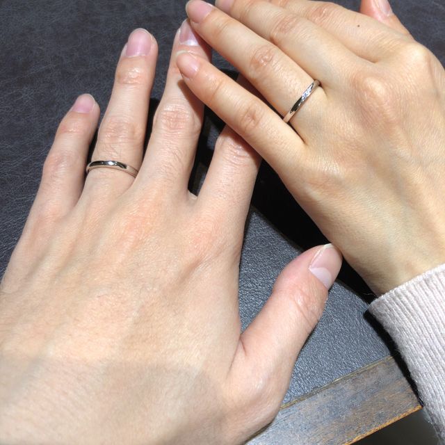 【TRECENTI(トレセンテ)の口コミ】 式場探しの際に紹介されたお店でした。好みのシンプルなデザインが豊富で…