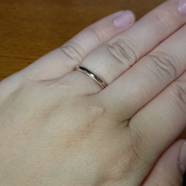 【アイプリモ(I-PRIMO)の口コミ】 夫婦お揃いのデザインがいいねという話になり、全く同じデザインで、華美…