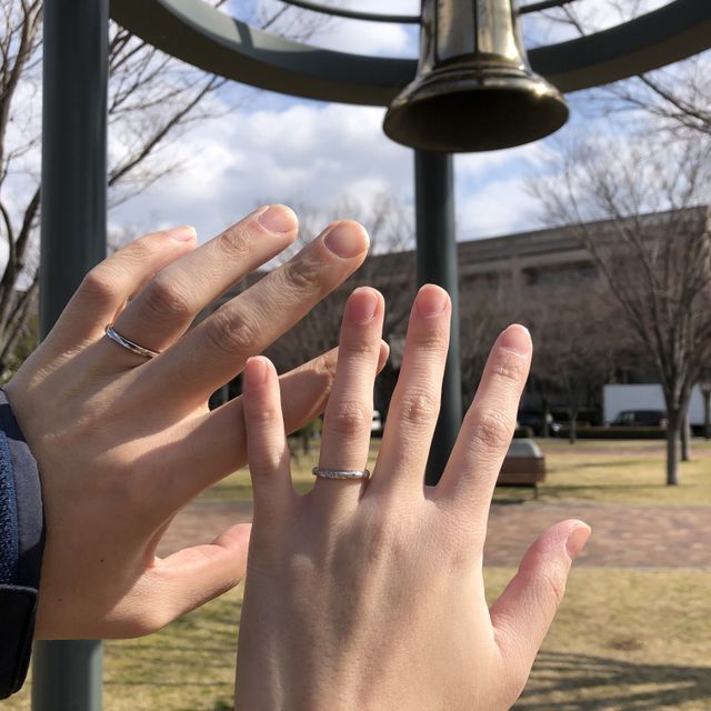 【銀座ダイヤモンドシライシの口コミ】 指輪の決め手は、①私の好みを把握してくださった店員さんおすすめの指輪の…