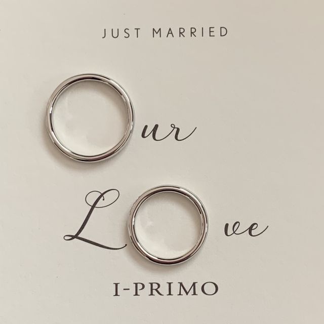 【アイプリモ(I-PRIMO)の口コミ】 シンプルなデザインだけど、小さめのダイヤモンドも３つある。
いくつか試…